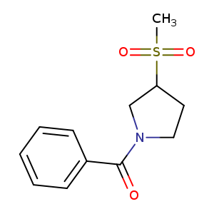 1-benzoyl-3-methanesulfonylpyrrolidine