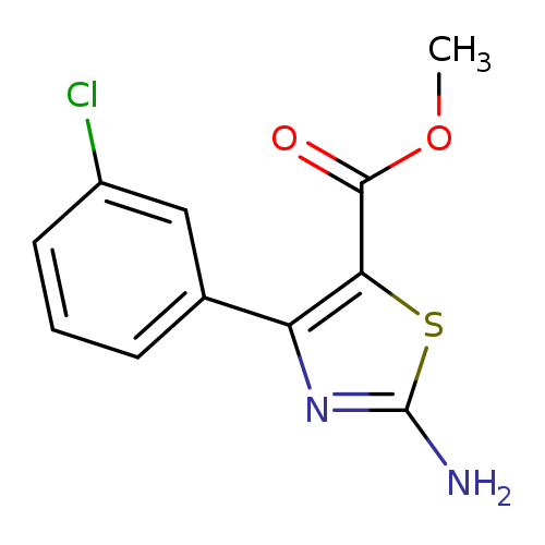 Methyl 2-amino-4-(3-chlorophenyl)thiazole-5-carboxylate