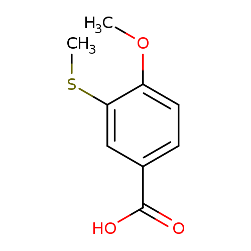 Benzoic acid, 4-methoxy-3-(methylthio)-