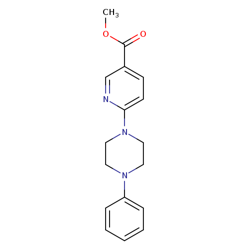 methyl 6-(4-phenylpiperazin-1-yl)pyridine-3-carboxylate