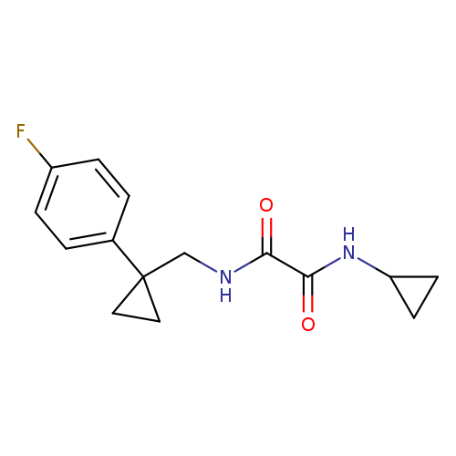 N'-cyclopropyl-N-{[1-(4-fluorophenyl)cyclopropyl]methyl}ethanediamide