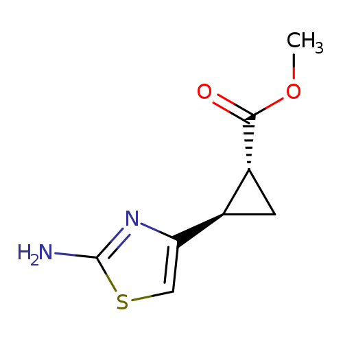 rac-methyl(1R,2R)-2-(2-amino-1,3-thiazol-4-yl)cyclopropane-1-carboxylate,trans