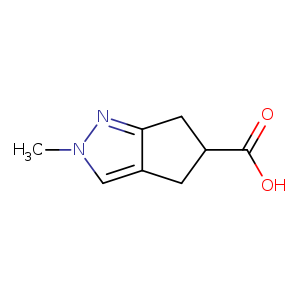 2-Methyl-2,4,5,6-tetrahydrocyclopenta[c]pyrazole-5-carboxylic acid