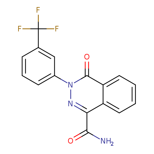 4-oxo-3-[3-(trifluoromethyl)phenyl]-3,4-dihydrophthalazine-1-carboxamide