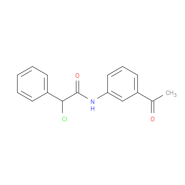 N-(3-acetylphenyl)-2-chloro-2-phenylacetamide