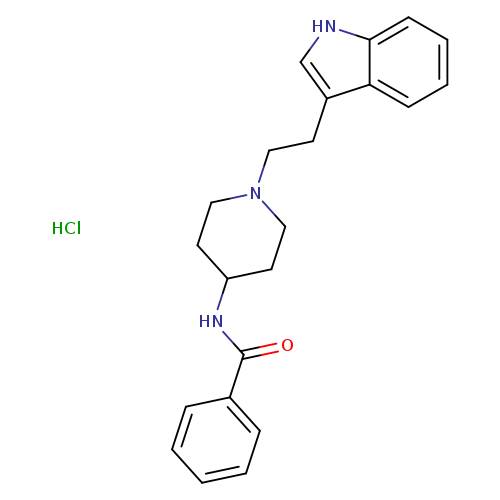 N-(1-(2-(1H-Indol-3-yl)ethyl)piperidin-4-yl)benzamide hydrochloride