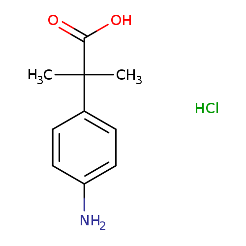 2-(4-aminophenyl)-2-methylpropanoicacidhydrochloride
