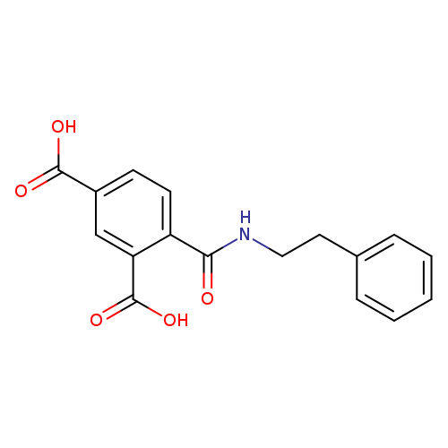 4-{[(2-phenylethyl)amino]carbonyl}isophthalic acid