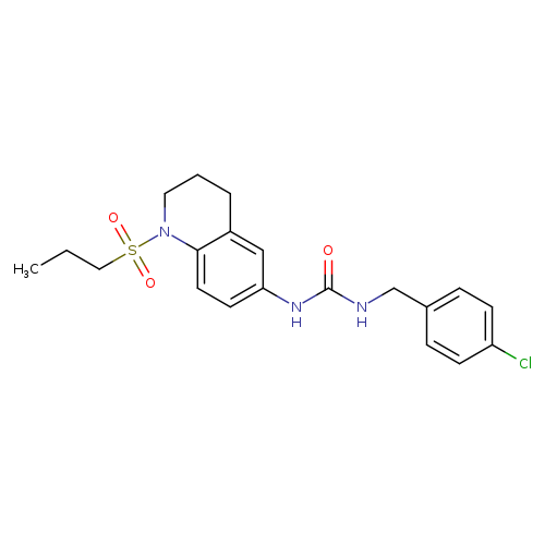 1-[(4-chlorophenyl)methyl]-3-[1-(propane-1-sulfonyl)-1,2,3,4-tetrahydroquinolin-6-yl]urea