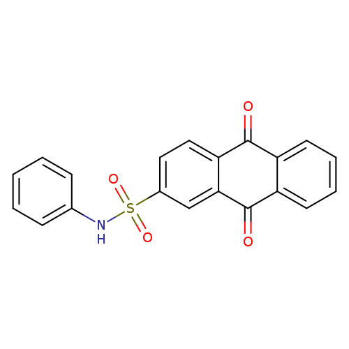 9,10-dioxo-N-phenyl-9,10-dihydroanthracene-2-sulfonamide
