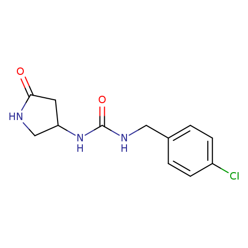 1-[(4-chlorophenyl)methyl]-3-(5-oxopyrrolidin-3-yl)urea