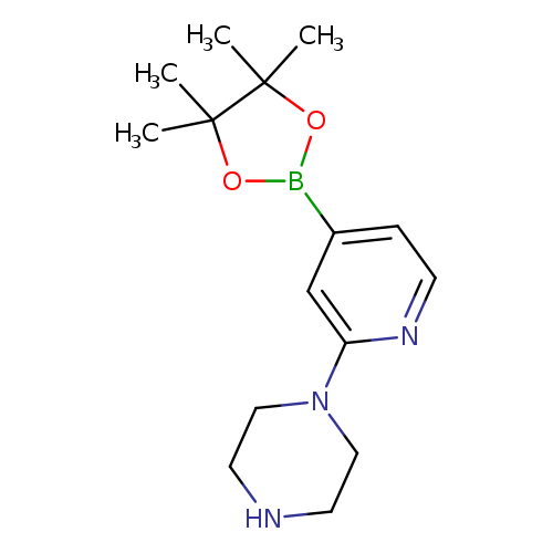 2-(Piperazin-1-yl)pyridine-4-boronic acid, pinacol ester