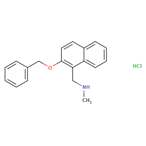 1-(2-(benzyloxy)naphthalen-1-yl)-N-methylmethanamine hydrochloride