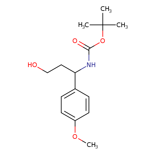 tert-Butyl (3-hydroxy-1-(4-methoxyphenyl)propyl)carbamate
