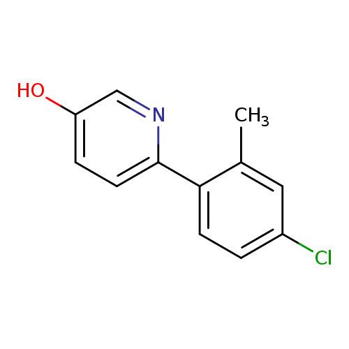 2-(4-Chloro-2-methylphenyl)-5-hydroxypyridine