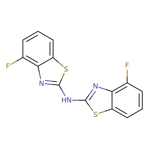 4-fluoro-N-(4-fluoro-1,3-benzothiazol-2-yl)-1,3-benzothiazol-2-amine