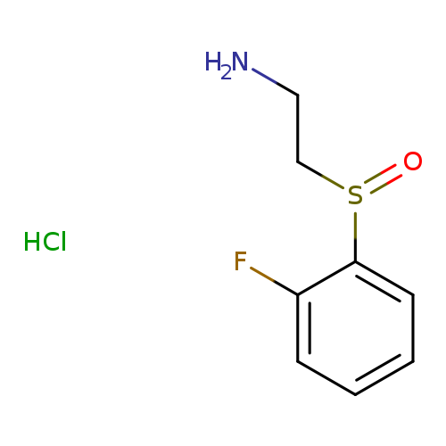 2-(2-fluorobenzenesulfinyl)ethan-1-amine hydrochloride