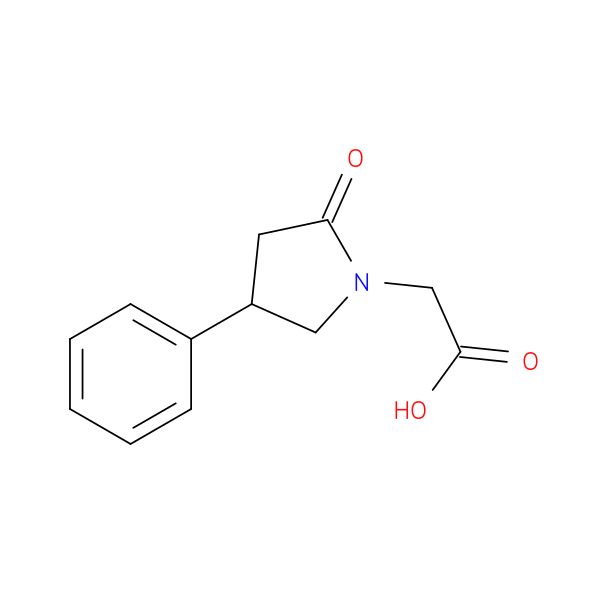 (2-Oxo-4-phenylpyrrolidin-1-yl)acetic acid