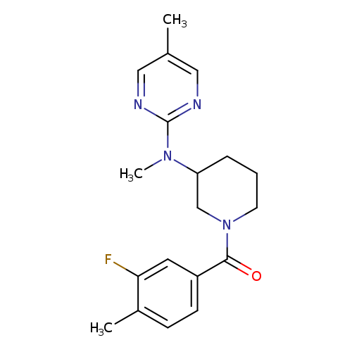 N-[1-(3-fluoro-4-methylbenzoyl)piperidin-3-yl]-N,5-dimethylpyrimidin-2-amine