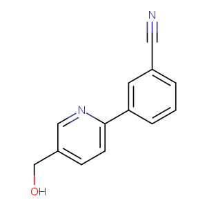 3-(5-(hydroxymethyl)pyridin-2-yl)benzonitrile