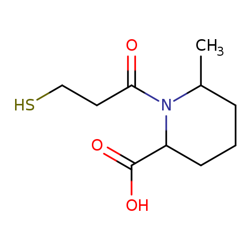 1-(3-Mercaptopropanoyl)-6-methylpiperidine-2-carboxylic acid