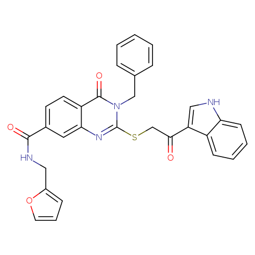 3-benzyl-N-[(furan-2-yl)methyl]-2-{[2-(1H-indol-3-yl)-2-oxoethyl]sulfanyl}-4-oxo-3,4-dihydroquinazoline-7-carboxamide