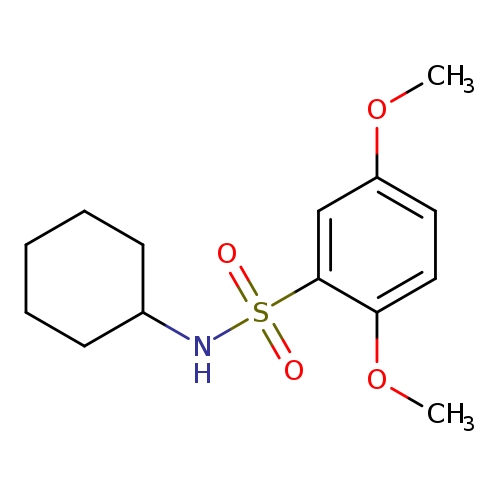 N-Cyclohexyl-2,5-dimethoxy-benzenesulfonamide