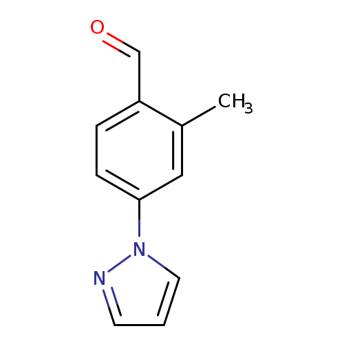Benzaldehyde, 2-methyl-4-(1H-pyrazol-1-yl)-