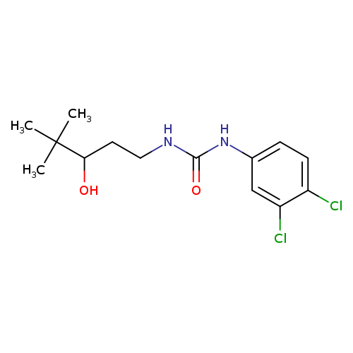1-(3,4-dichlorophenyl)-3-(3-hydroxy-4,4-dimethylpentyl)urea