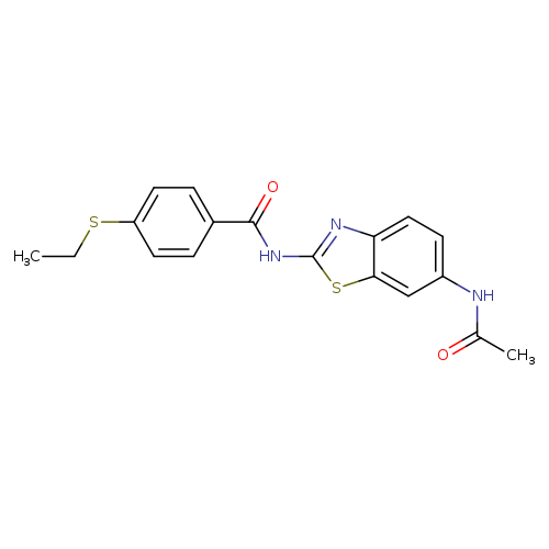 N-(6-acetamido-1,3-benzothiazol-2-yl)-4-(ethylsulfanyl)benzamide