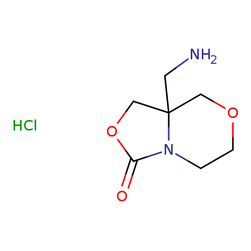 8a-(aminomethyl)-hexahydro-[1,3]oxazolo[4,3-c]morpholin-3-one hydrochloride
