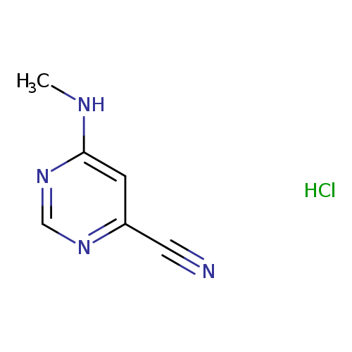 6-(methylamino)pyrimidine-4-carbonitrile hydrochloride