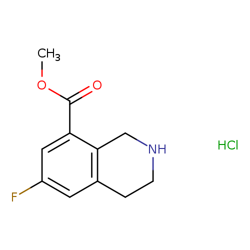 methyl6-fluoro-1,2,3,4-tetrahydroisoquinoline-8-carboxylatehydrochloride