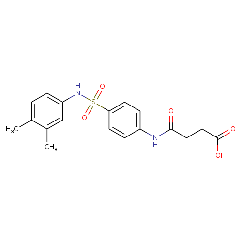 4-{4-[(3,4-dimethylanilino)sulfonyl]anilino}-4-oxobutanoic acid