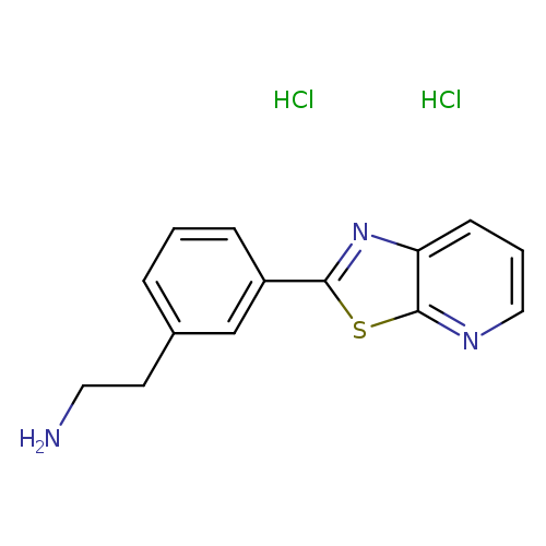 2-(3-{[1,3]thiazolo[5,4-b]pyridin-2-yl}phenyl)ethan-1-aminedihydrochloride