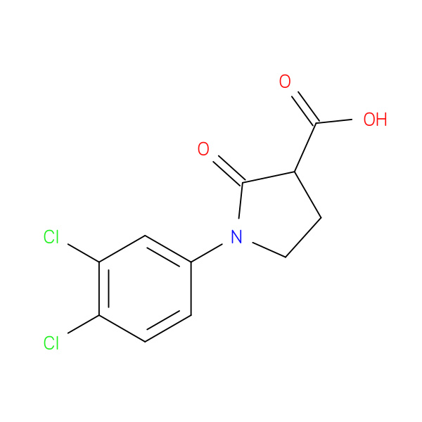 1-(3,4-Dichlorophenyl)-2-oxopyrrolidine-3-carboxylic acid