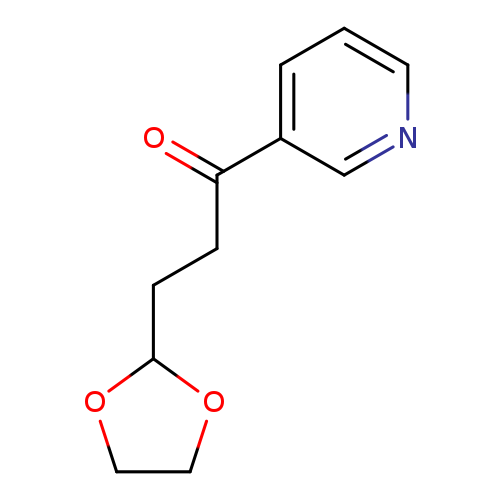 1-Propanone,3-(1,3-dioxolan-2-yl)-1-(3-pyridinyl)-