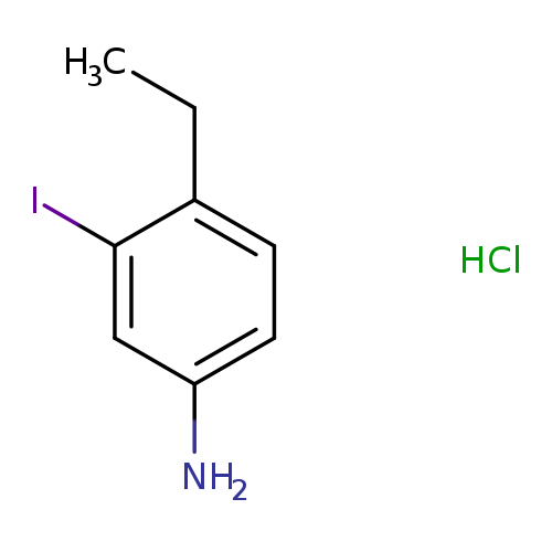 4-ethyl-3-iodoaniline hydrochloride