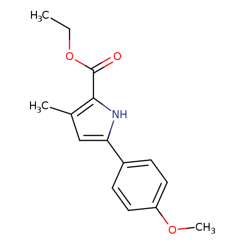 Ethyl 5-(4-methoxyphenyl)-3-methyl-1H-pyrrole-2-carboxylate