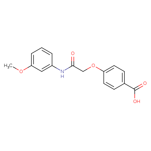 4-{[(3-methoxyphenyl)carbamoyl]methoxy}benzoic acid