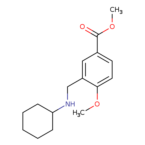 methyl 3-[(cyclohexylamino)methyl]-4-methoxybenzoate
