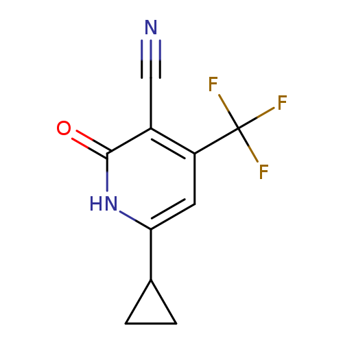 6-Cyclopropyl-2-oxo-4-(trifluoromethyl)-1,2-dihydropyridine-3-carbonitrile