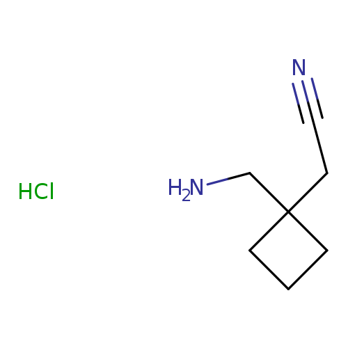2-[1-(aminomethyl)cyclobutyl]acetonitrilehydrochloride