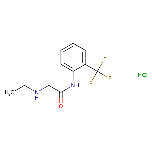 2-(ethylamino)-N-[2-(trifluoromethyl)phenyl]acetamide hydrochloride