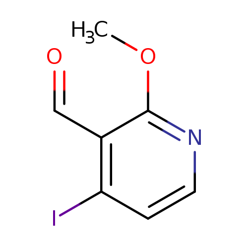 3-Pyridinecarboxaldehyde, 4-iodo-2-methoxy-