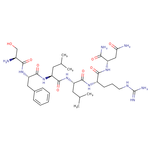 L-Aspartamide, L-seryl-L-phenylalanyl-L-leucyl-L-leucyl-L-arginyl-
