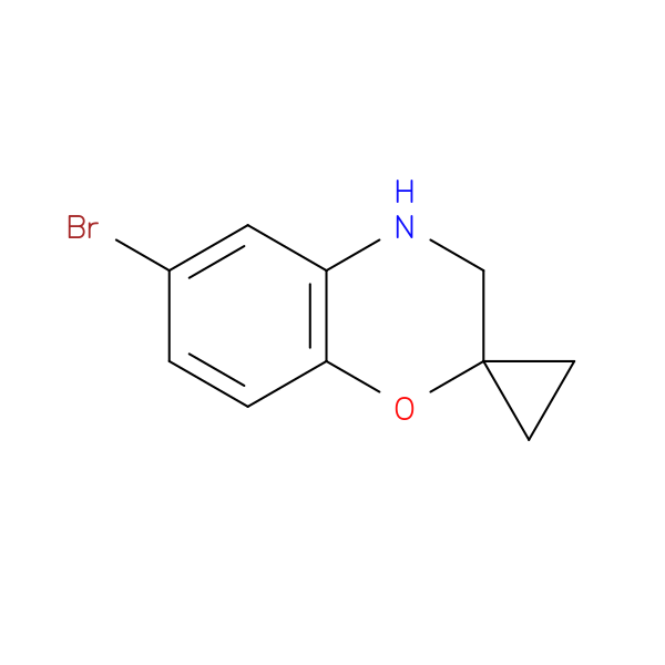 6-Bromo-3,4-dihydrospiro[benzo[b][1,4]oxazine-2,1'-cyclopropane]