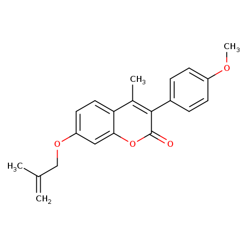 3-(4-methoxyphenyl)-4-methyl-7-[(2-methylprop-2-en-1-yl)oxy]-2H-chromen-2-one