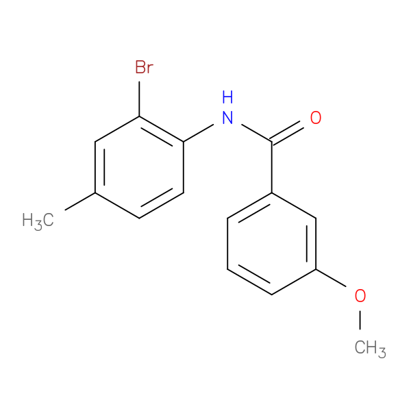 N-(2-Bromo-4-methylphenyl)-3-methoxybenzamide