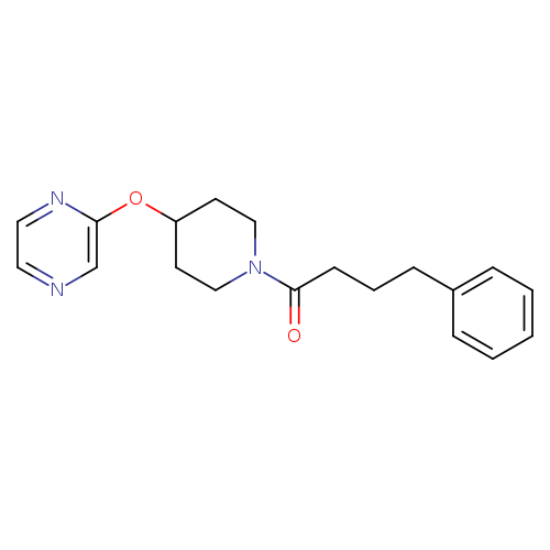 4-phenyl-1-[4-(pyrazin-2-yloxy)piperidin-1-yl]butan-1-one